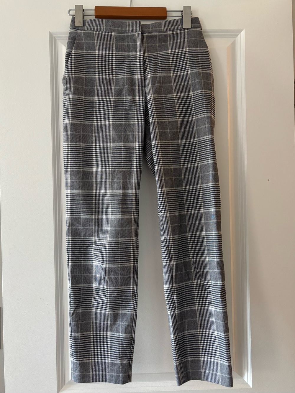 H&M Gray Plaid Dress Pants
